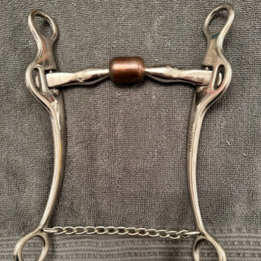 Metalab Partrade Training Bit Port with Copper Roller and Chain **NEW & UNUSED** - Picture 9 of 9